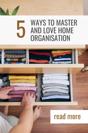 home organisation, storage and save money