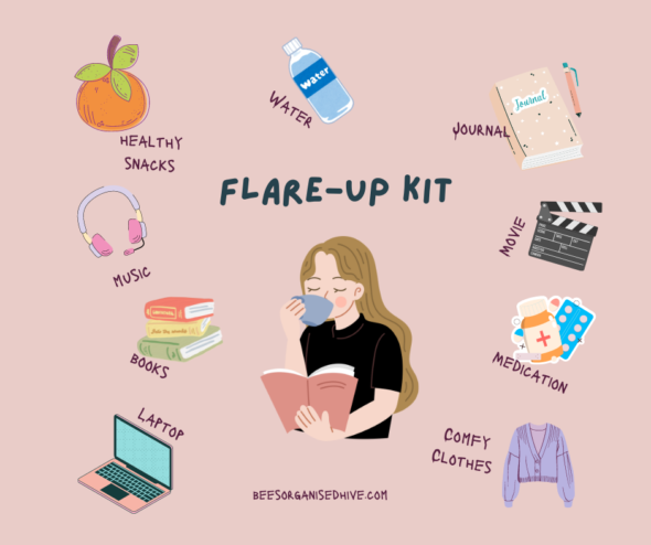 flare-up, a day in my life