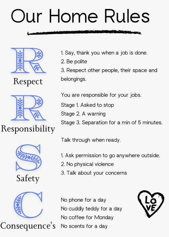 FG Our Home Rules marriage strong