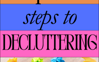 decluttering, spring clean