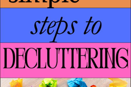 decluttering