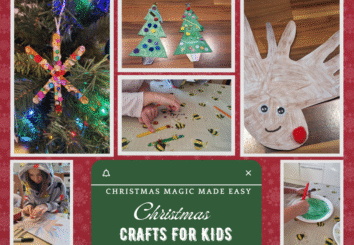crafts for kids, family life, Christmas party, low-cost