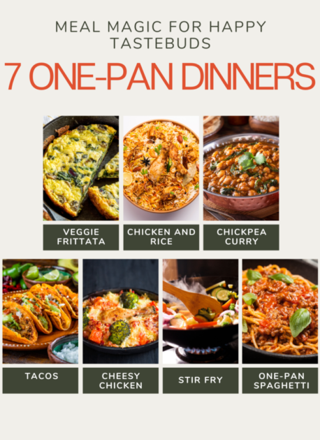 one-pan dinners, 2025, new year, new you, money