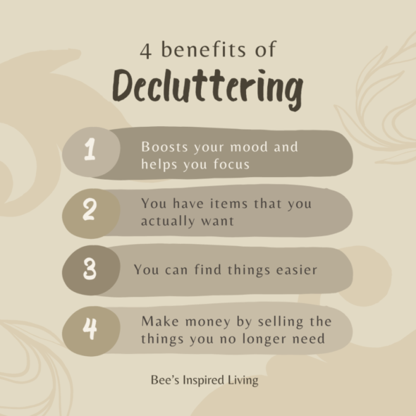 decluttering, February, positive