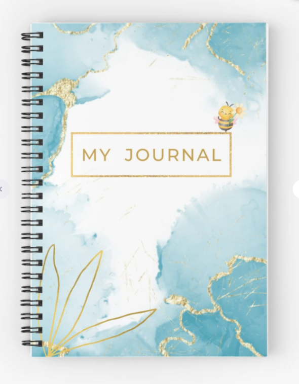 notebook, journal, reflecting on the past year