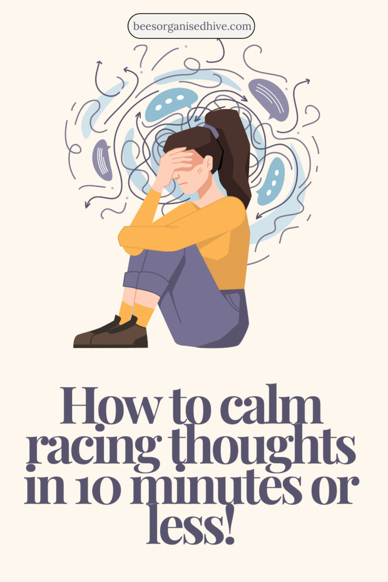 Mind Racing Outline How To Calm Racing Thoughts in 10 Minutes or Less