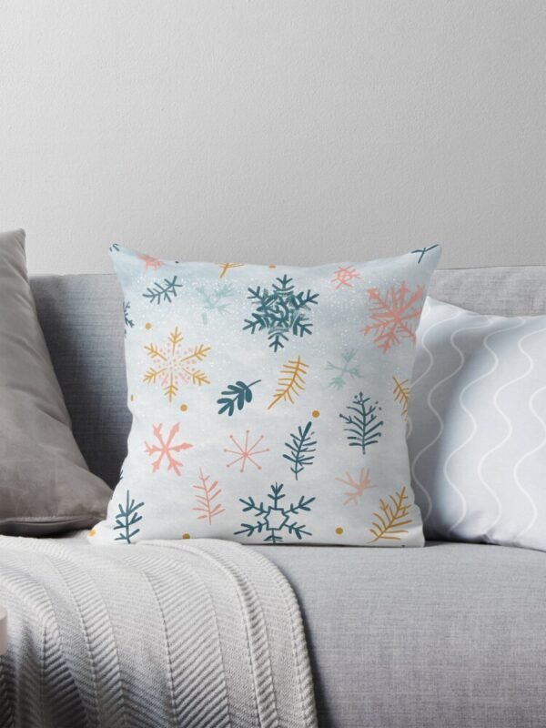 Snowflake heaven cushion