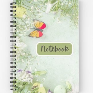 Butterfly spring notebook