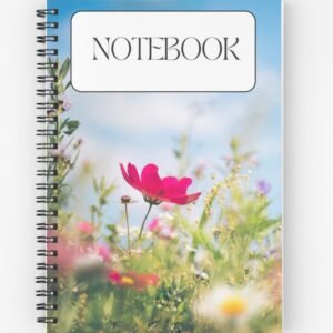 Spring meadow notebook, spring