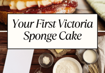 Victoria sponge cake, low-cost